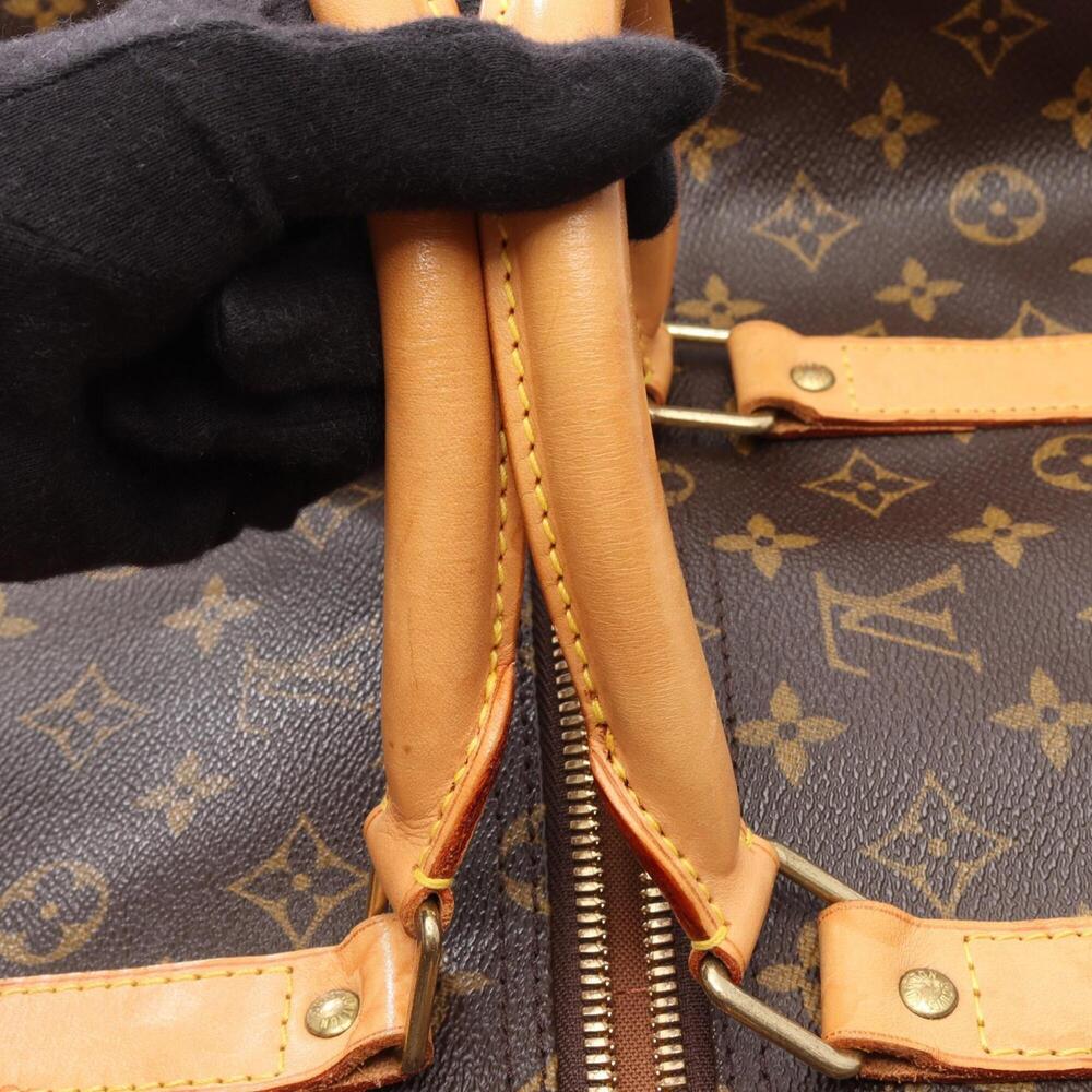 LOUIS VUITTON Brown Monogram Leather Boston Bag - Picture 15 of 15